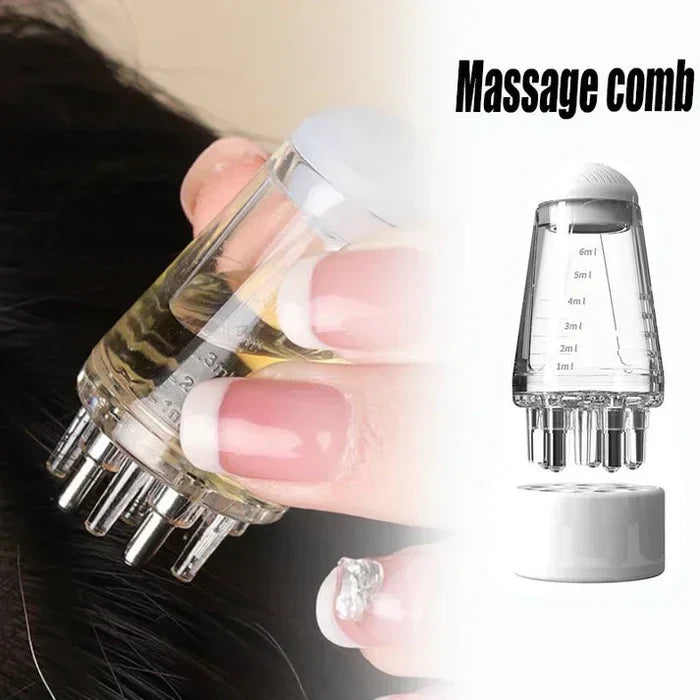 Hair Oil Applicator Bottle Scalp Massager Hair Growth